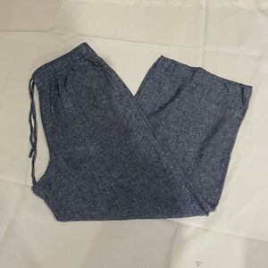 Old Navy High-Rise Wide-Leg Pants in Blue